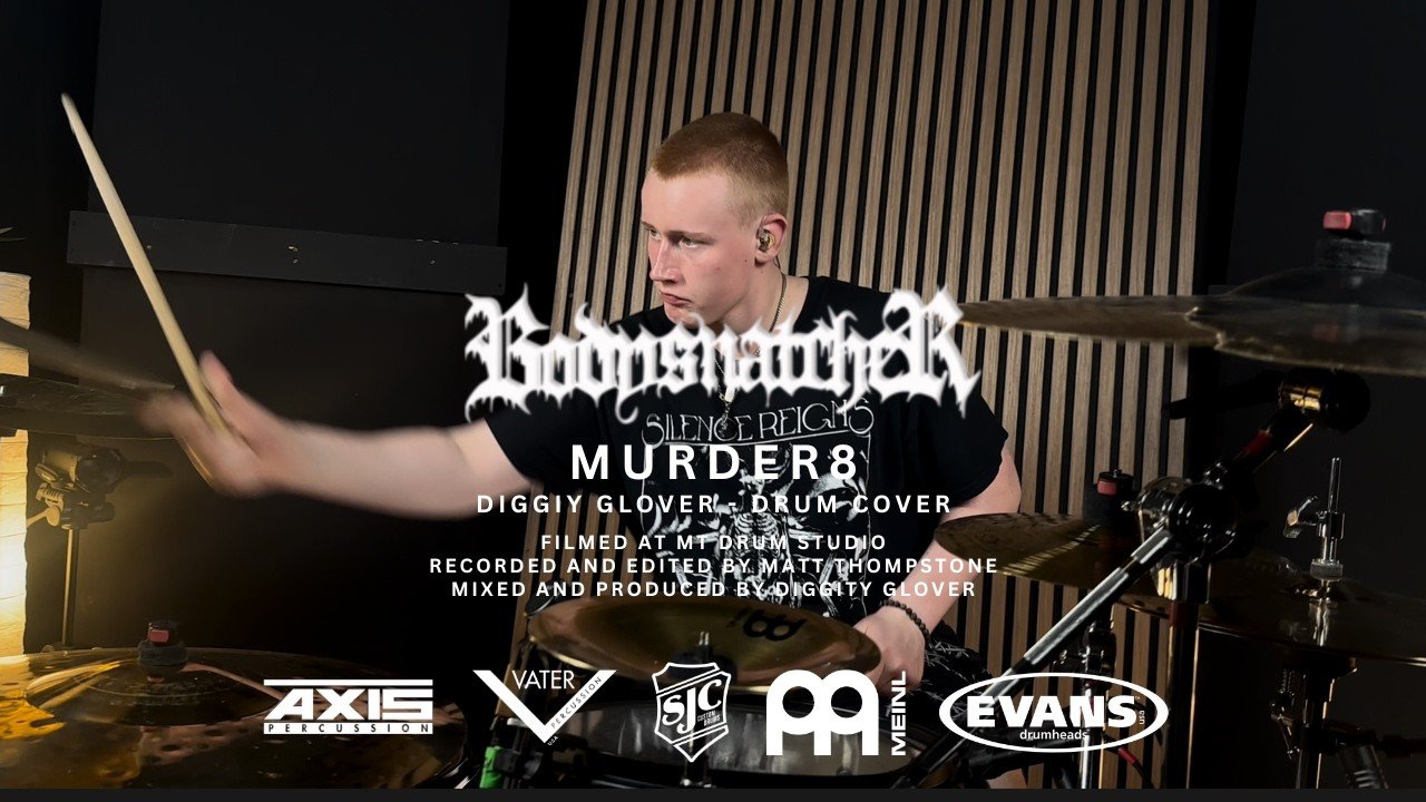 Diggity Glover — MURDER8 by Bodysnatcher full drum cover